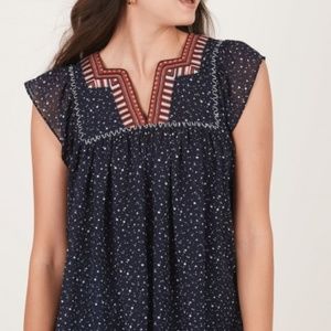 Stella & Dot Charlotte Printed Top - S